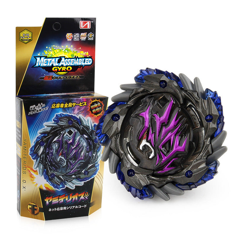 Children's Toy With Measuring Tape Launcher Burst Alloy Gyro