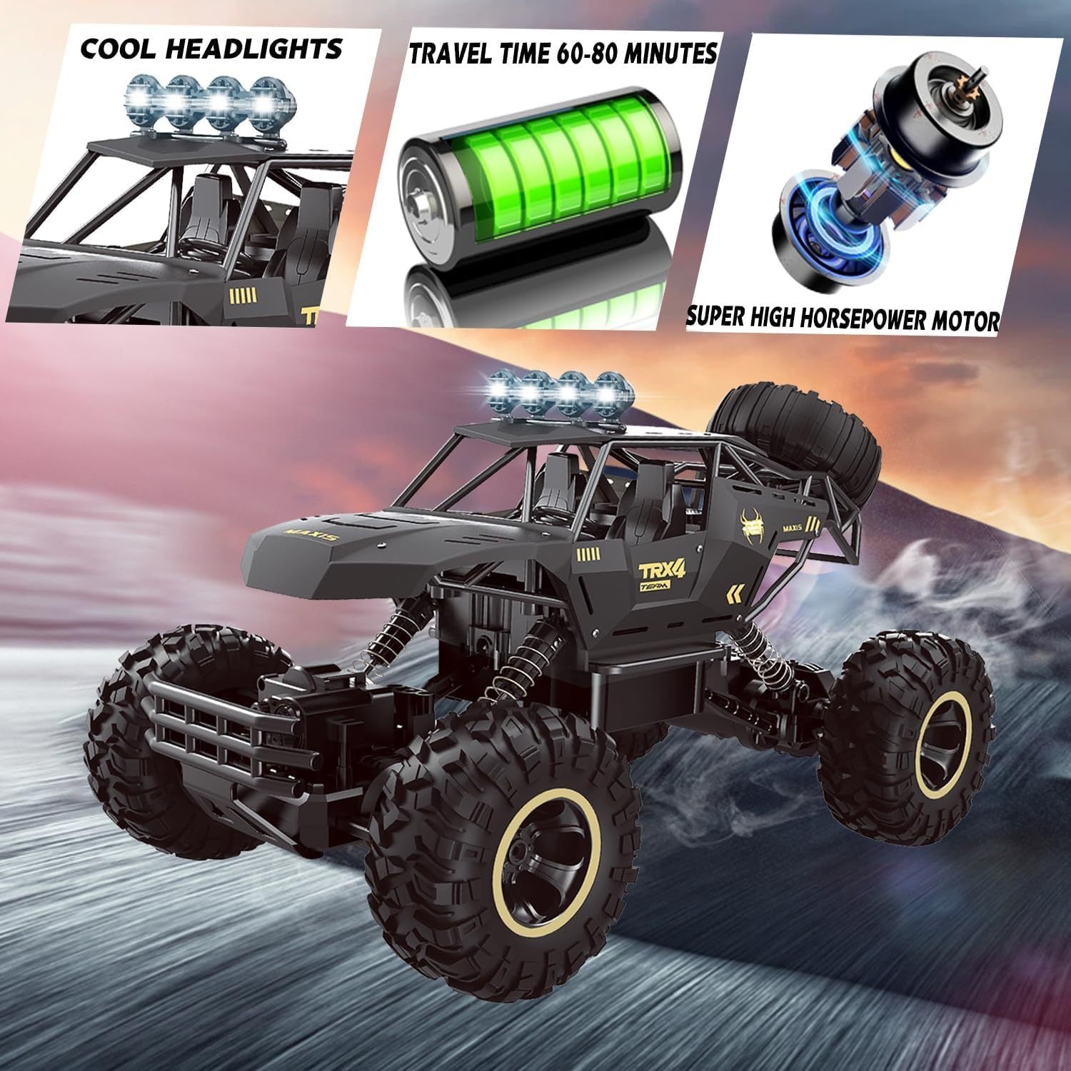 2025 NEU – 4DRC RC Rock Crawler Offroad Truck 4WD